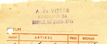 BR_VISSER_005 Brielle, Visser - A. de Visser