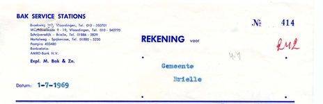 BR_BAK_002 Brielle, Bak service stations - Bak service stations expl. M. Bak & Zn. levering van: benzine, dieselolie, ...
