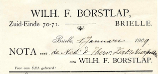 BR_BORSTLAP_010 Brielle, Wilh. F. Borstlap - Wilh. F. Borstlap, handel in: naaimachines, rijwielen, keukenfornuizen, ...