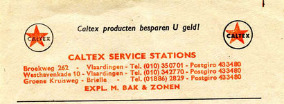 BR_CALTEX_001 Brielle, Caltex - Caltex service stations, (1969)