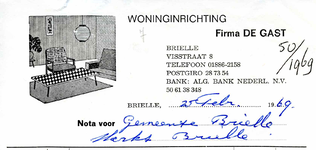 BR_GAST_001 Brielle, De Gast - Woninginrichting Firma De Gast, (1969)