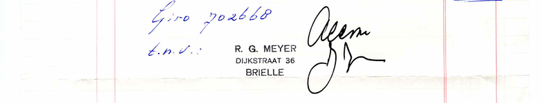 BR_MEYER_001 Brielle, R.G. Meyer - Fotograaf R.G. Meyer, (1974)