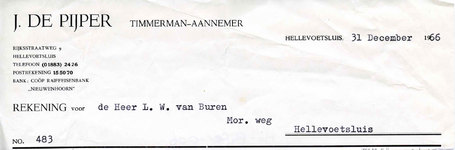 HE_PIJPER_006 Hellevoetsluis, Pijper - J. de Pijper, timmerman-aannemer, (1966)