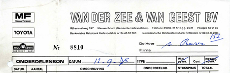HE_ZEE_002 Hellevoetsluis, Van der Zee & van Geest BV - Garage Van der Zee & van Geest BV, Toyota dealer, (1975)