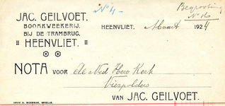 HV_GEILVOET_002 Heenvliet, Geilvoet - Jac. Geilvoet, boomkweekerij bij de trambrug Heenvliet, (1924)