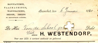 HV_WESTENDORP_002 Heenvliet, Westendorp - H. Westendorp, Manufacturen, naaimachines, waschmachines, bedden, dekens en ...