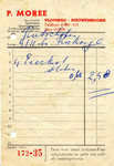 NN_MOREE_001 Nieuwenhoorn, Moree - P. Moree, Houthandel, ijzerwaren, gereedschappen, huishoudelijke artikelen, mand- en ...