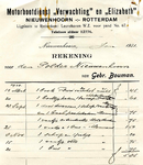 NN_MOTORBOOTDIENST_001 Nieuwenhoorn, Bouman, Gebr. - Motorbootdienst Verwachting en Elizabeth Nieuwenhoorn - Rotterdam, ...
