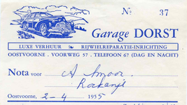 OV_DORST_001 Oostvoorne, Dorst - Garage Dorst, Luxe verhuur, rijwielreparatie-inrichting, (1955)