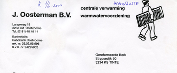 OV_OOSTERMAN_001 Oostvoorne, J. Oosterman B.V. - Centrale verwarming, warmwatervoorziening, (2003)