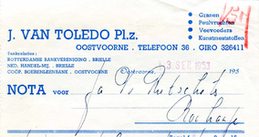 OV_TOLEDO_012 Oostvoorne, Van Toledo - J. van Toledo Pl.z., Granen, Peulvruchten, Veevoeders, Kunstmeststoffen, (1953)