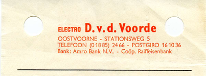 OV_VOORDE_006 Oostvoorne, V.d. Voorde - Electro D. v.d. Voorde, (1973)