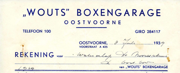 OV_WOUTS_002 Oostvoorne, Wouts - Wouts Boxengarage, (1939)