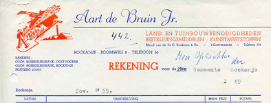 RO_BRUIN_002 Rockanje, De Bruin - Aart de Bruin Jr., Land- en tuinbouwbenodigdheden. Bestrijdingsmiddelen. ...