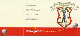 RO_GOLFIE_001 Rockanje, 't Golfie - Café-Buffet-Restaurant 't Golfie sinds 1952, Midgetgolf