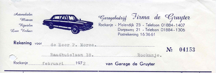 RO_GRUYTER_010 Rockanje, De Gruyter - Garagebedrijf Firma de Gruyter, automobielen, motoren, rijwielen en luxe verhuur, ...