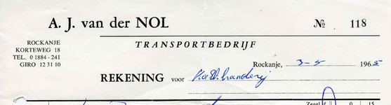 RO_NOL_004 Rockanje, Van der Nol - A.J. van der Nol, Transportbedrijf, (1965)