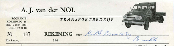 RO_NOL_005 Rockanje, Van der Nol - A.J. van der Nol, Transportbedrijf, (1966)