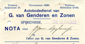 SP_GENDEREN_007 Spijkenisse, Genderen, van - G. van Genderen en zonen. Autobodedienst