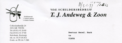 TI_ANDEWEG_007 Spijkenisse, T.J. Andeweg & Zoon - Schilderwerk, 's zomers buiten, 's winters binnen, (1997)