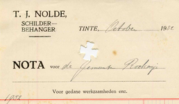 TI_NOLDE_002 Tinte, Nolde - T.J. Nolde, Schilder- behanger, (1932)