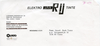 TI_RIJ_003 Tinte, Elektro Van Rij Tinte - Elektro Van Rij Tinte