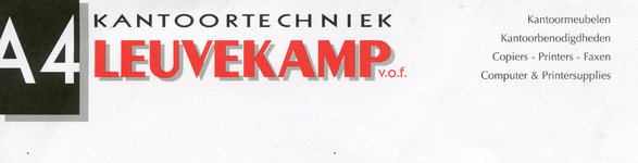 VP_LEUVEKAMP_001 Vierpolders, Kantoortechniek A4 Leuvekamp - Kantoormeubelen, kantoorbenodigdheden, Copiers, pinters, ...