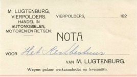 VP_LUGTENBURG_001 Vierpolders, Lugtenburg - M. Lugtenburg, Handel in automobielen, motoren en fietsen, (1930)