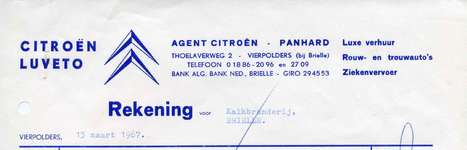 VP_LUVETO_006 Vierpolders, Luveto - Citroën Luveto. Agent Citroën - Panhard. Luxe verhuur, Rouw- en trouwauto's. ...