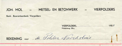 VP_MOL_001 Vierpolders, Mol - Joh. Mol, metsel- en betonwerk, (1951)