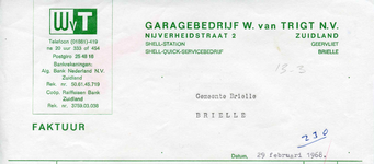 ZL_TRIGT_005 Zuidland, Van Trigt - Garagebedrijf W. van Trigt N.V. Shell-Station, Shell-Quick-Servicebedrijf, (1968)