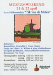 AFFICHE_A_51 Museumweekend Hellevoetsluis: tik van de molen, ca. 2001