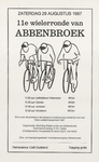 AFFICHE_A_68 11e Wielerronde van Abbenbroek, 29 augustus 1987