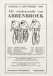 AFFICHE_A_70 13e Wielerronde van Abbenbroek, 3 september 1989