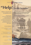 AFFICHE_B_41 Waterschap De Brielse Dijkring HELP! DE DIJK BEZIJKT!, Tentoonstelling van 1 t/m 15 februari 2003