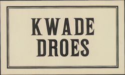 AFFICHE_B_45 KWADE DROES, [1941]