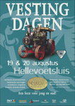AFFICHE_B_48 Vestingdagen, 19 & 20 augustus, Hellevoetsluis, werkende stoommachines, historische voertuigen, modelbouw, ...