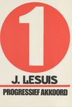 AFFICHE_B_71 Verkiezingsaffiche 'J. Lesuis, progressief akkoord', ca. 1970