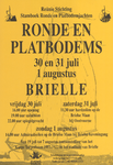 AFFICHE_B_90 Reünie Stichting Stamboom Ronde en Platbodemjachten - Ronde en Platbodems / 30 en 31 juli, 31 augustus / ...