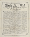 AFFICHE_C_62 25-jarig jubilé van den Raad der Gemeente Brielle, op 18 oktober 1851 volgens de Gemeentewet erkend, en in ...