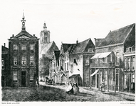 PC_BRL_037 De Markt van Brielle, anno 1830, ca. 1830