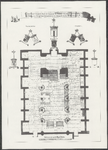 PC_BRL_177 Grondtekening van de Groote of Cathrine Kerk en Begraafplaatsen in dezelve, te Brielle, [1775]