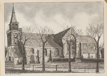 PC_GEE_014 Geervliet N.H. kerk, 1935
