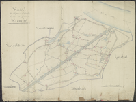 TA_087_002 Kaart der Wegen en Voetpaden binnen de Gemeente Heenvliet,
