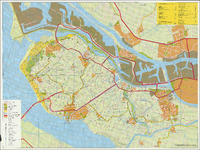 TA_ALG_069 Kleuren plattegrond Voorne-Putten met de Brielse Maas en de Bernisse, niet vermeld, 3e druk.