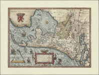 TA_ALG_095 Hollandiae Antiquorum Catthorum Sedis nova Descriptio Auctore Iacobo A Daventria , 1591.