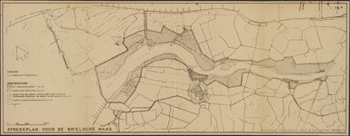 TA_ALG_198 STREEKPLAN VOOR DE BRIELSCHE MAAS, 1953.