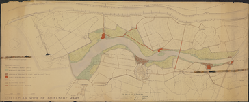 TA_BRIELLE_131 Streekplan voor de Brielsche Maas, 1951.