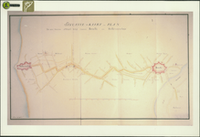 TA_HLVS_047 Situatie-kaart en Plan tot een Nieuwe Straatweg tussen Brielle en Hellevoetsluis,