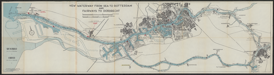 TA_RIV_073 New Waterway from sea to Rotterdam and fairways to Dordrecht, 1961.